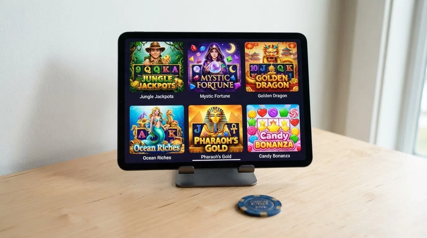 Grid of six high-RTP bitcoin pokies title cards — Gates of Olympus, Sweet Bonanza, Book of Dead, Elvis Frog in Vegas, Mega Joker and Blood Suckers
